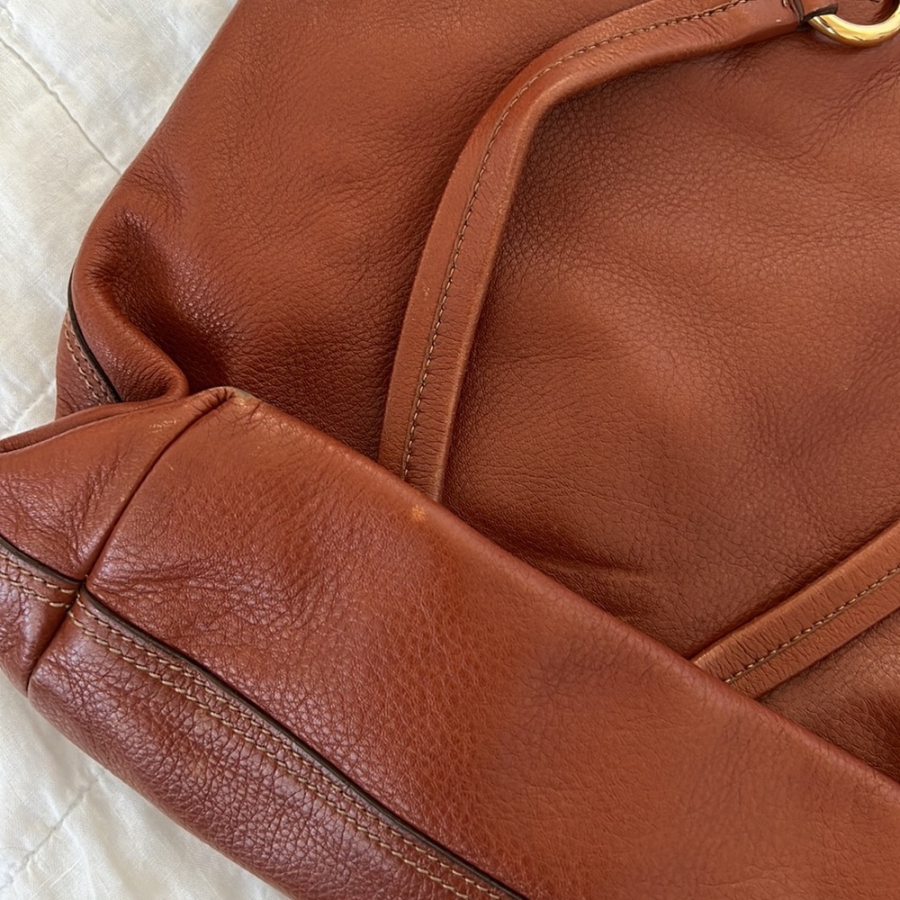 Prada Cognac Leather Tote - Picture 5 of 5